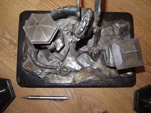 Овчинников Чернильный набор в китайском стиле Серебро 84