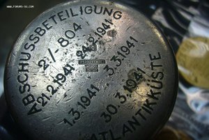 Наградной стакан участнику боев за атлантику 1941