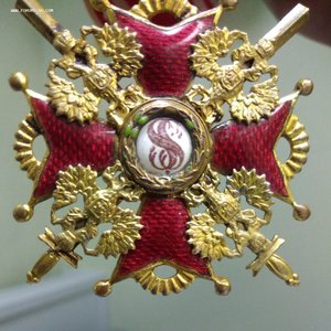 Орден Св.Станислава II степени Эдуард с лентой