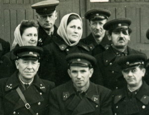 Групповое фото ВОХРовцев. Форма.