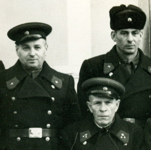 Групповое фото ВОХРовцев. Форма.