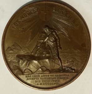 медаль"В Память 700-летия введения Христианства в Финляндии"