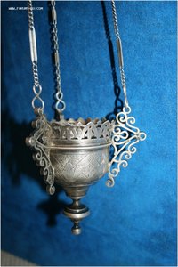 Лампада старинная серебро 84 проба