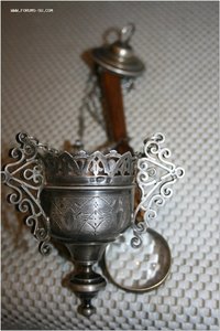 Лампада старинная серебро 84 проба