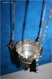 Лампада старинная серебро 84 проба