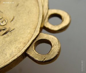 Медали "За Храбрость"-1,2 ст. (Au-900).