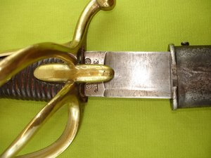 Сабля кавалерийская, Златоуст 1877.
