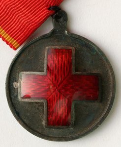 Красный крест 1904 - 1905, 28 мм, накладная