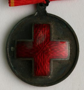 Красный крест 1904 - 1905, 28 мм, накладная