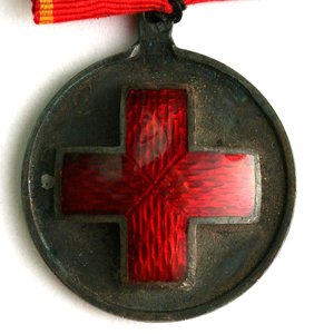 Красный крест 1904 - 1905, 28 мм, накладная