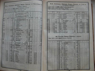 Указатель пассажир. сообщ. ЖД 1946г.