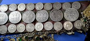 Женский кавказский пояс с монетами