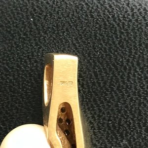 Подвеска ЖЕМЧУГ куча бриллиантиков..золото