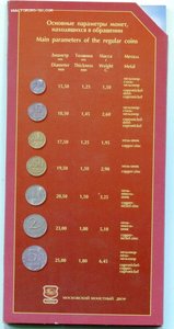 5, 2, 1 рубль 2002 г ММД в наборе