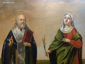 Икона Св.Василий и Св.Наталия