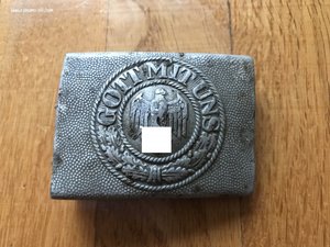 Пряжка немецкая с клеймом...