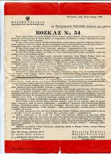 Комплект наград Войска Польского на  русского офицера