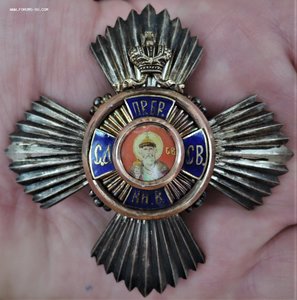 Красивый знак православного общества в Петрограде. 2ст.