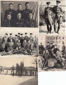 45 штук фото - фотоархив на пограничника 1955-1969 годы