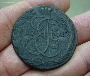 5 копеек 1791 КМ