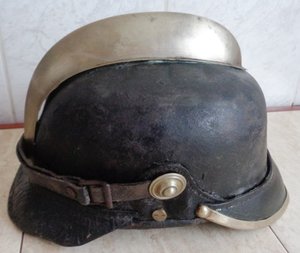 Каска пожарного 1я Мировая.