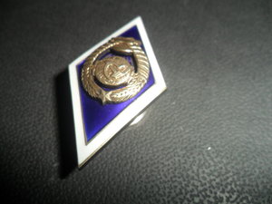 Университетский ромб, 15 лент, разборный