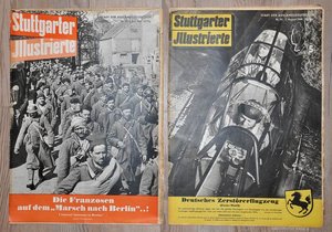 2 газеты «stuttgarter illustrierte»