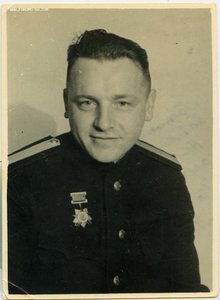 Подводник с п\л С-101 с Подвесным Орденом ОВ. Подписное Фото