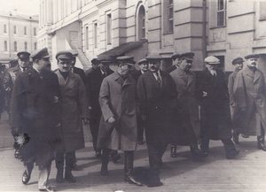 Кремлёвская прогулка. Сталин и Ко. Москва,1936 год.