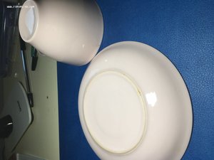 Розовая чашка.