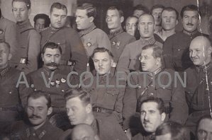 Члены РВС СССР Ворошилов,Будённый,Бубнов,Уншлихт. 1928 г.