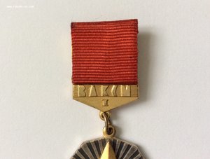Молодой гвардеец пятилетки I ст. "Золотой". Люкс.