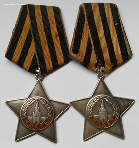 Две Солдатские Славы 3 ст бормашинки.