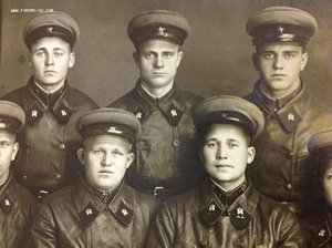 Группа бойцов Автомобильных частей РККА 1938 год Москва