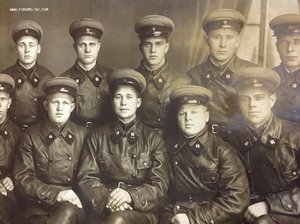 Группа бойцов Автомобильных частей РККА 1938 год Москва
