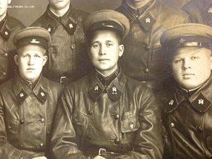 Группа бойцов Автомобильных частей РККА 1938 год Москва