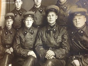Группа бойцов Автомобильных частей РККА 1938 год Москва