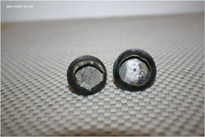 Пробки старинные Мужик на охоте и медведь бронза 19 век редк
