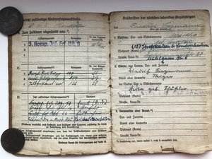 зольдбух+верпасс на оберефрейтора 126 ПД с "курляндией"