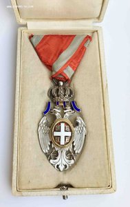 Сербия. Орден Белого орла в коробке.