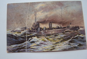 4 открытки  ПМВ. Германия (моряки) 3 шт+1 шт Австро -Венгри