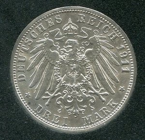 3 марки 1911 Шаумбург-Липпе