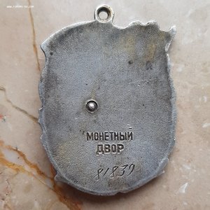 Материнская Слава 1 степени 81т.