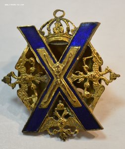 Знак Преображенского полка.