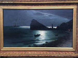 *Вид на Симеиз* худ. Л. Смирновъ