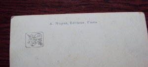 Открытка из Парижа. Нагая женщина . 1912 г.