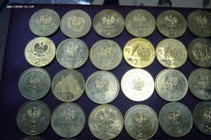 2 злотых польша - ассорти - 95 шт