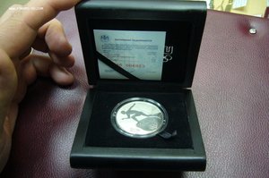 3 рубля 2014 сочи /капсула коробка сертификат/ - 6 шт