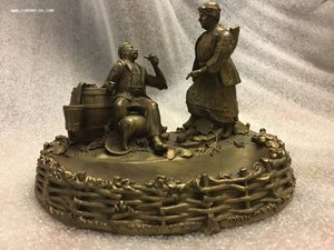 Сюжетная скульптура в украинском мотиве