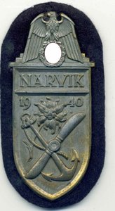 Щит Нарвик в золоте